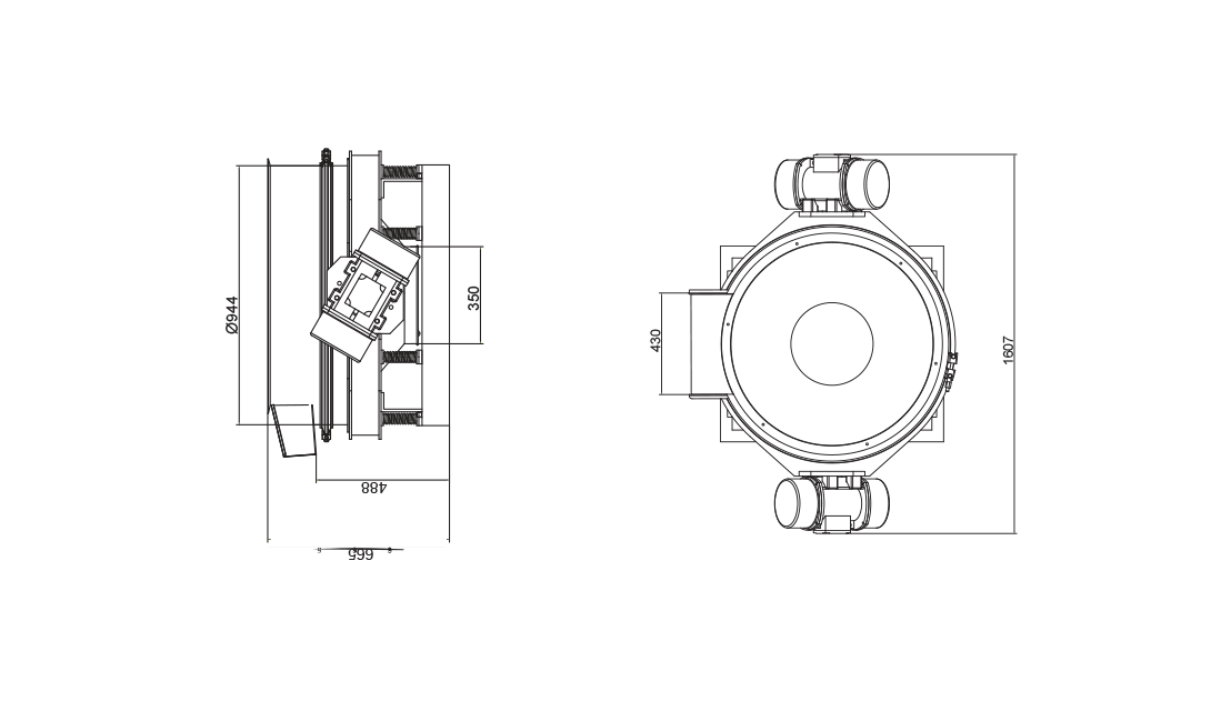 Standard map of the device with appropriate dimensions and sizes