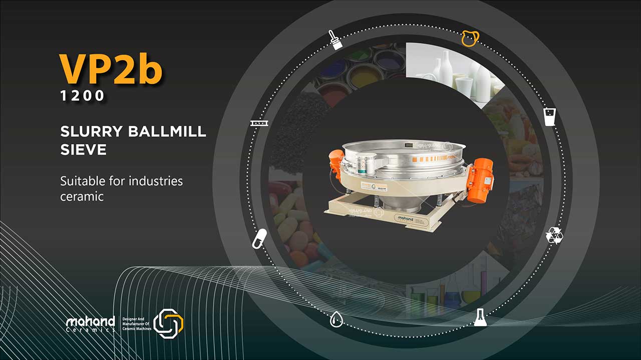 Balmill sieve for grout used in tile and ceramic industries