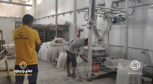 الک ارتعاشی ارد در کارخانجات صنایع غذایی